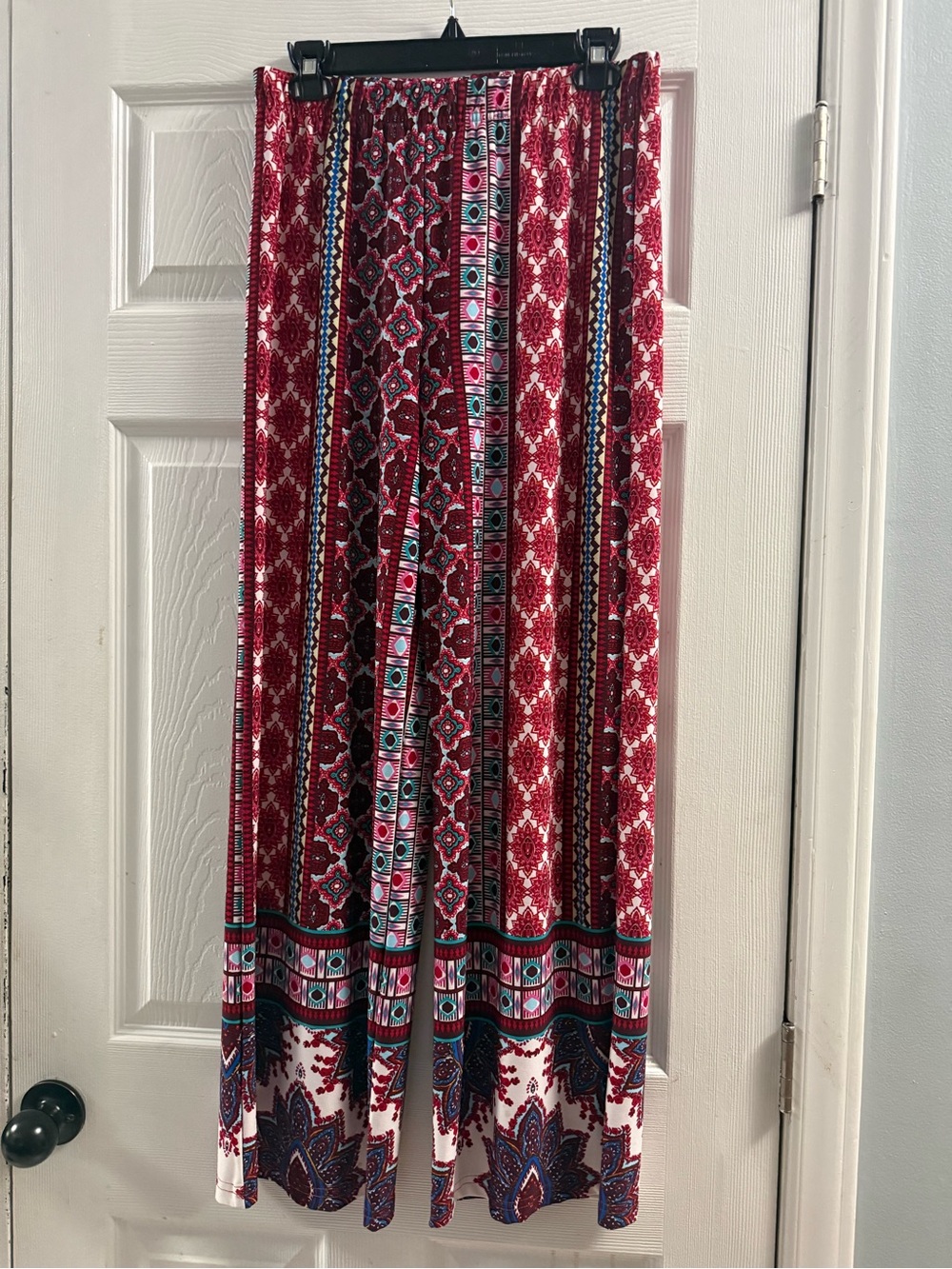 Anthropologie Fig And Flower Fig & Flower Boho Wide Leg Palazzo Pants Medium